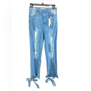 Highway bow jeans